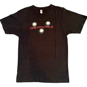 Nine Inch Nails Lights in the Sky 2008 Double Sided Band Tour Shirt Medium